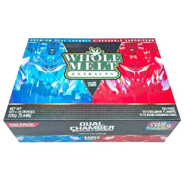 EMPTY 2g Whole Melt V7 Dual LED Disposable Vape high quality