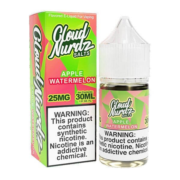 Apple Melon dlo pa Cloud Nurdz Tfn Sèl 30ml