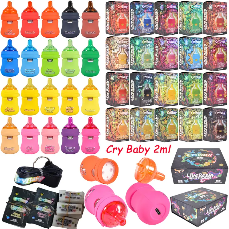Empty Crybaby 2g Disposable Cry Baby Bottle Shape Vape