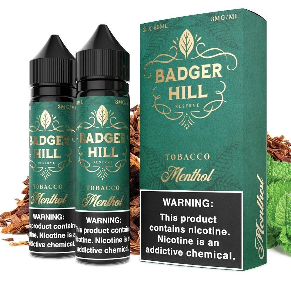 Mentol pa Badger Hill Rezèv 120ml