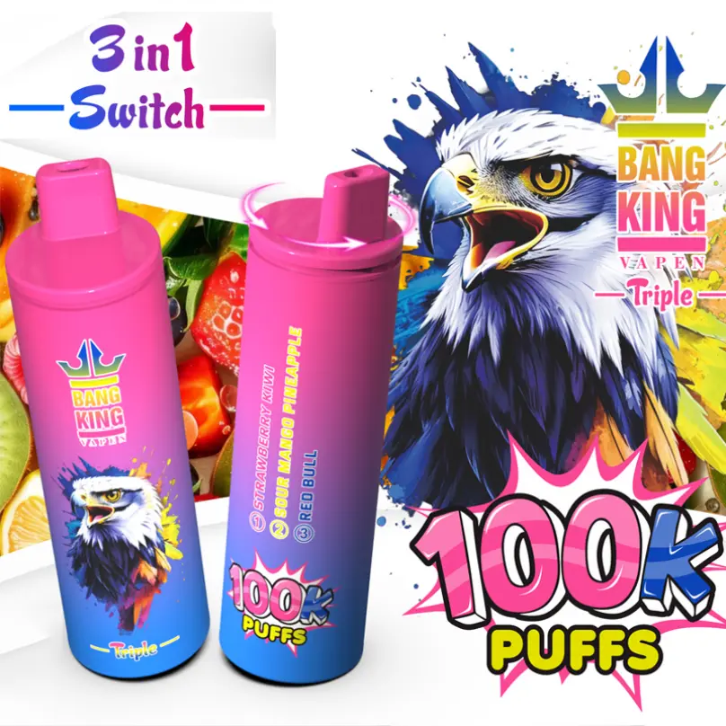 Bang King 100K Puffs 3 nan 1 Vape Pen 100000 Wholesale