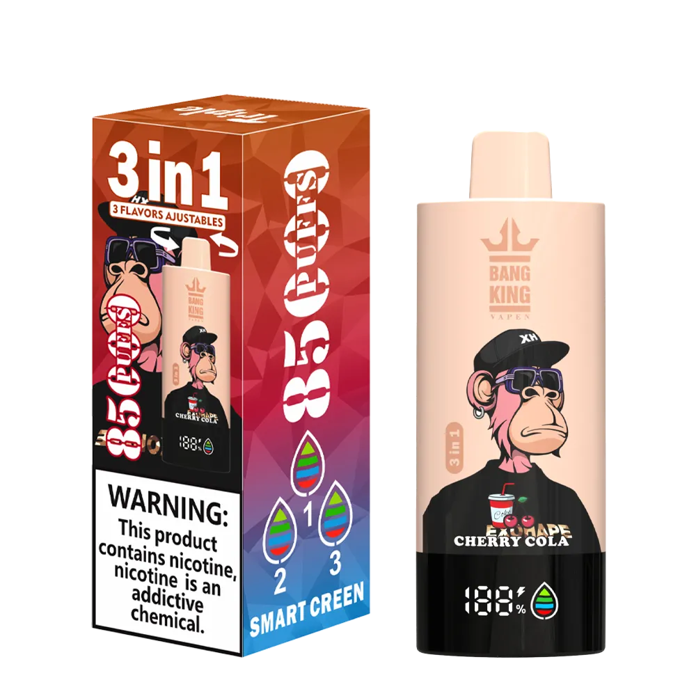 Bang King 85000 Puffs 85k 3 nan 1 Gou switch jetab Vape