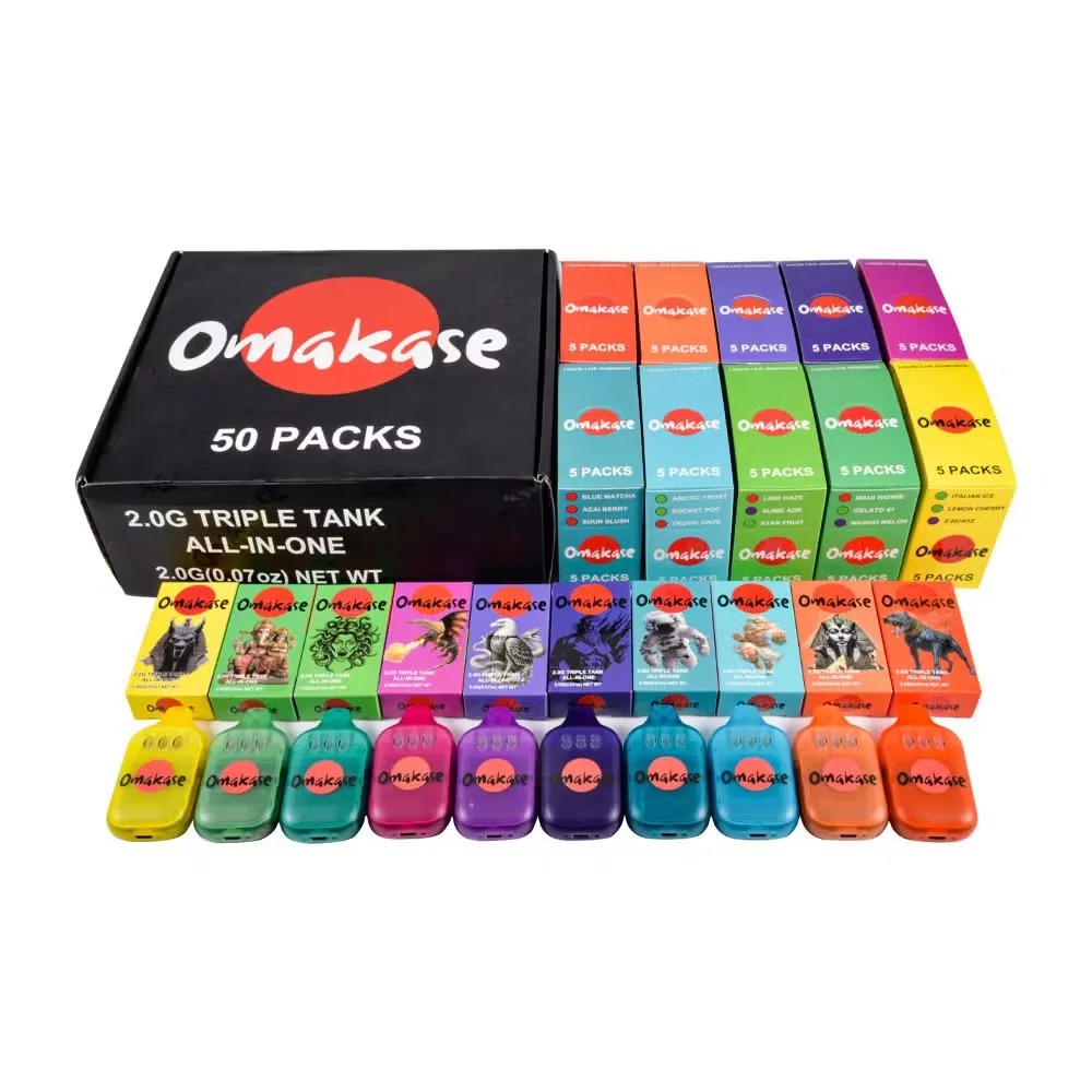 Vide Omakase 2g ak ekran Disposables Vape Pen