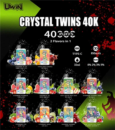 Uwin Twins Crystal 40000 souf jetab vape